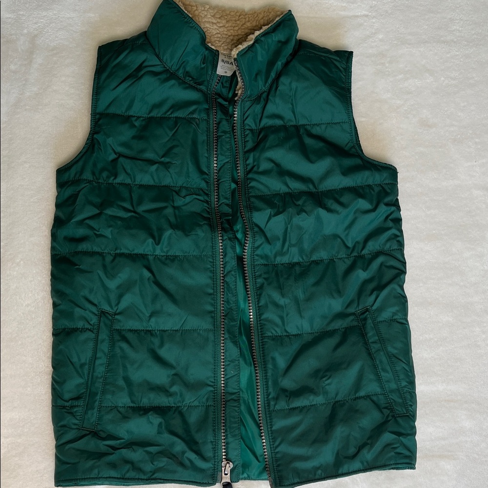 Carter's Teal Puffer Vest with Fleece Lining